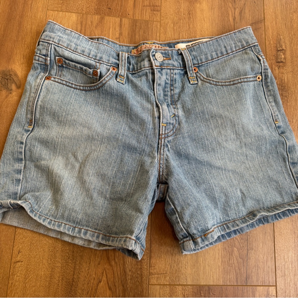 Levi's Women's Light Blue Denim Cutoff Shorts
